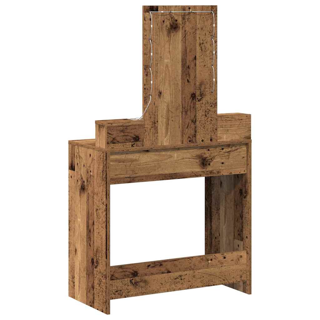 Öltözködőasztal Barna 79 x 41 x 140 cm Szerelt Fa