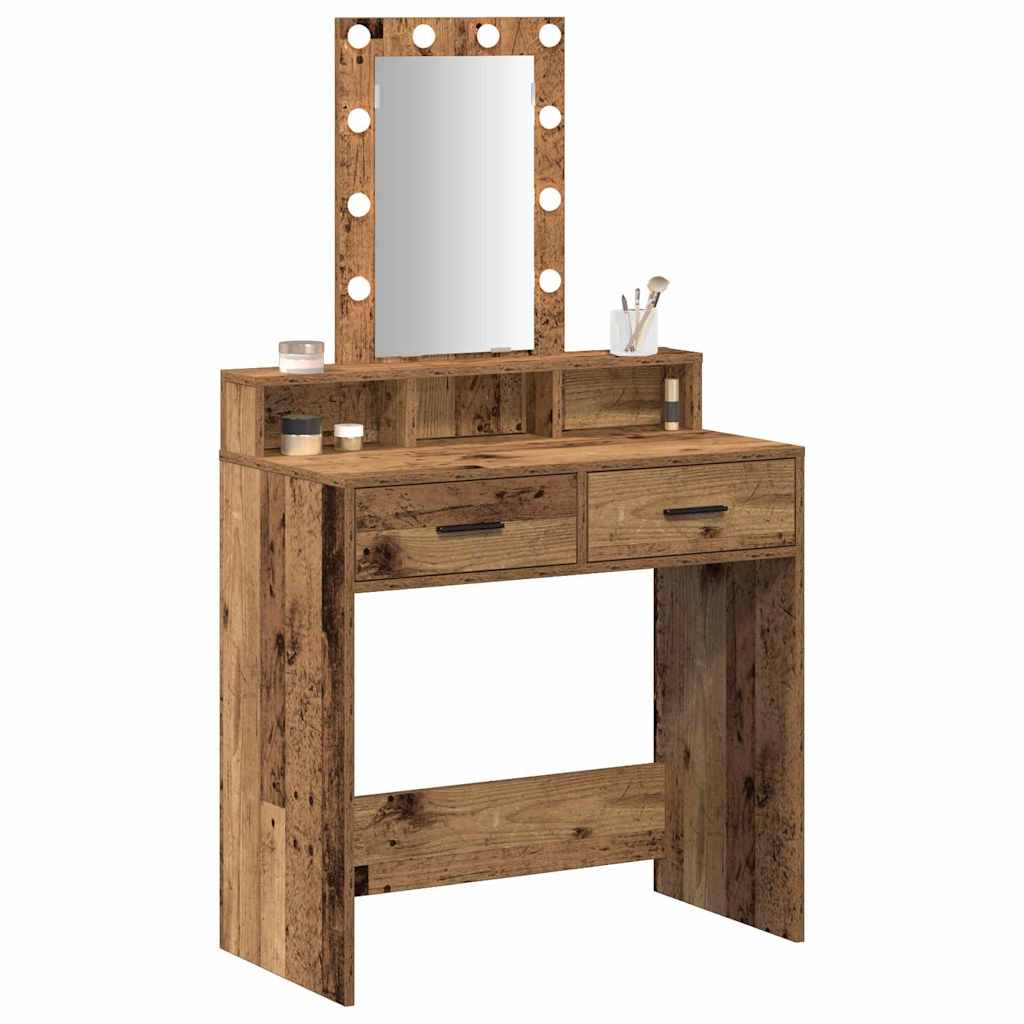 Öltözködőasztal Barna 79 x 41 x 140 cm Szerelt Fa