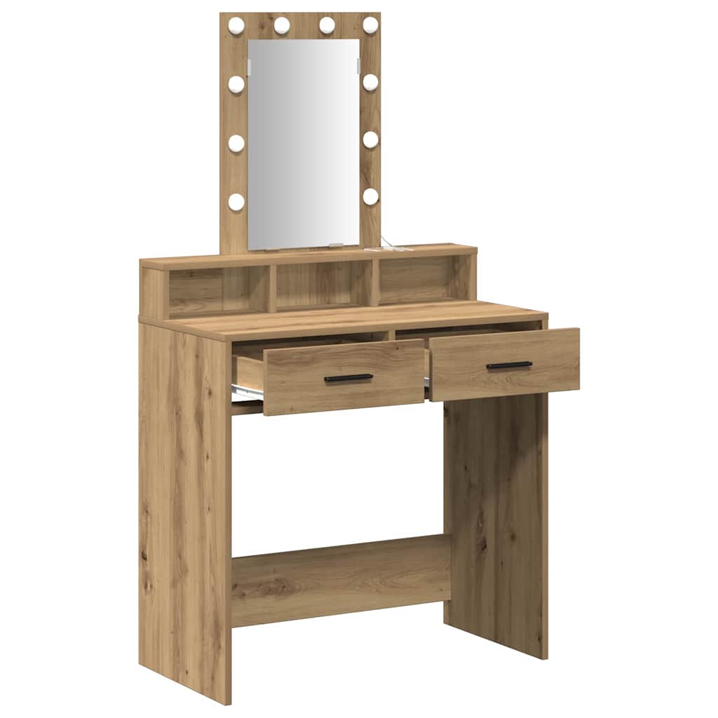 Öltözködőasztal Barna 79 x 41 x 140 cm Szerelt Fa