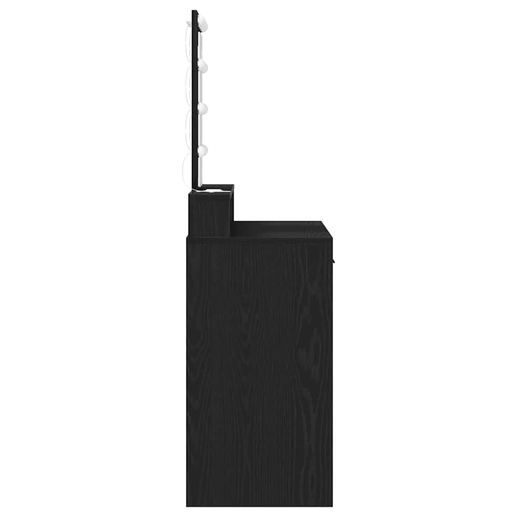 Öltözködőasztal Fekete 100 x 41 x 140 cm Szerelt Fa