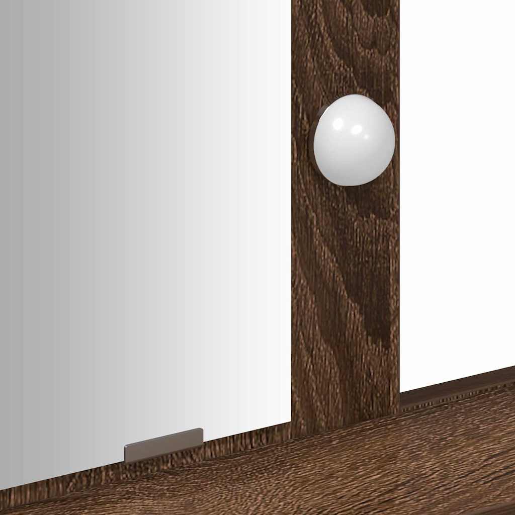 Öltözködőasztal Barna 100 x 41 x 140 cm Szerelt Fa