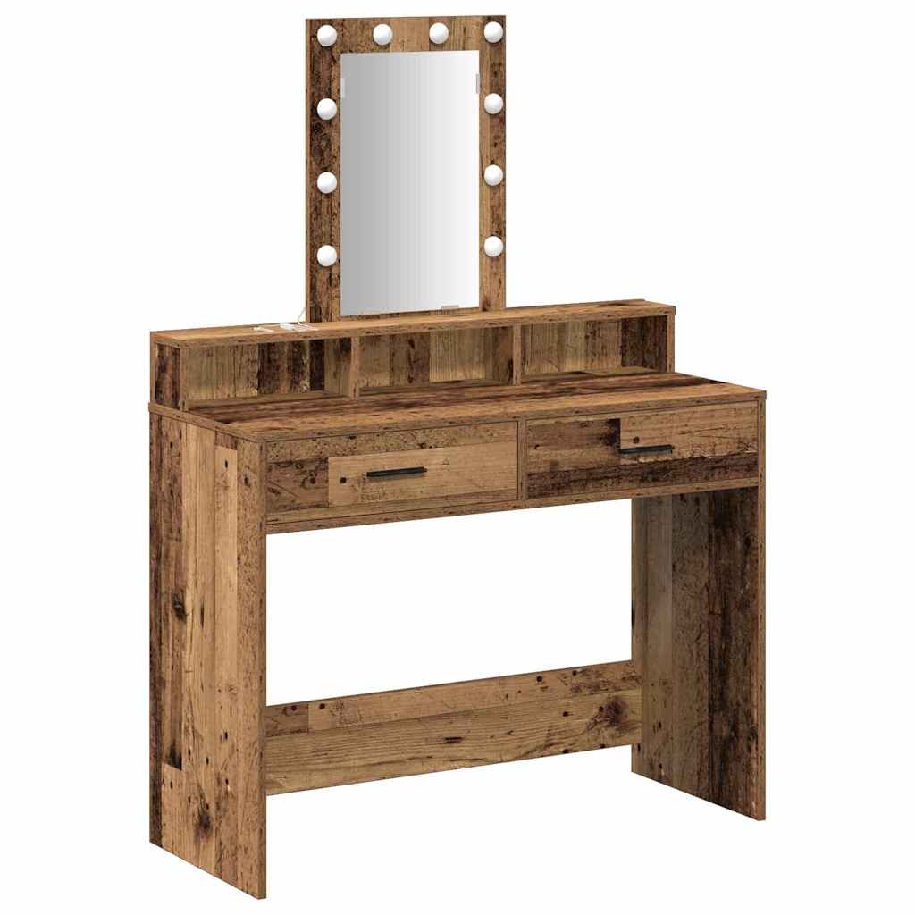 Öltözködőasztal Barna 100 x 41 x 140 cm Szerelt Fa