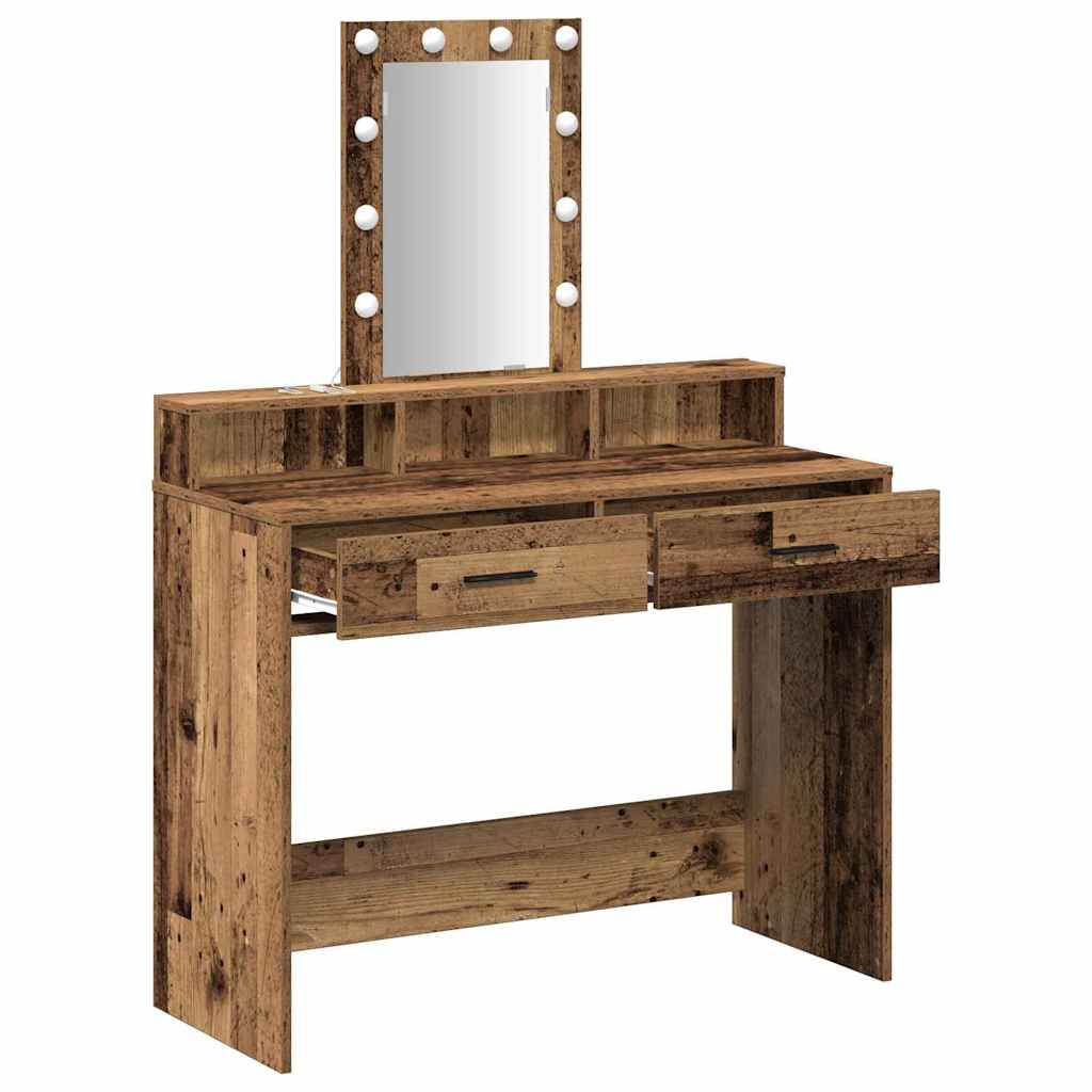 Öltözködőasztal Barna 100 x 41 x 140 cm Szerelt Fa
