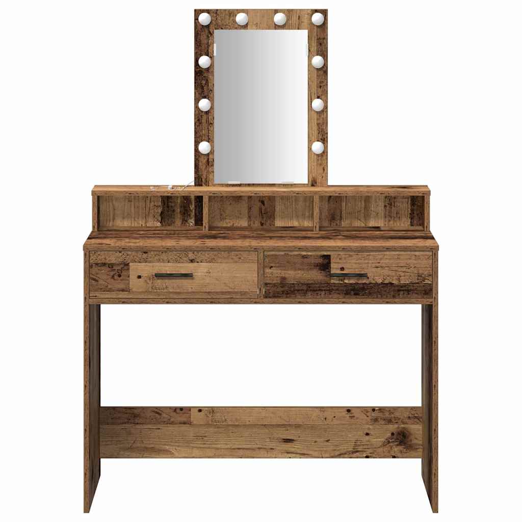 Öltözködőasztal Barna 100 x 41 x 140 cm Szerelt Fa
