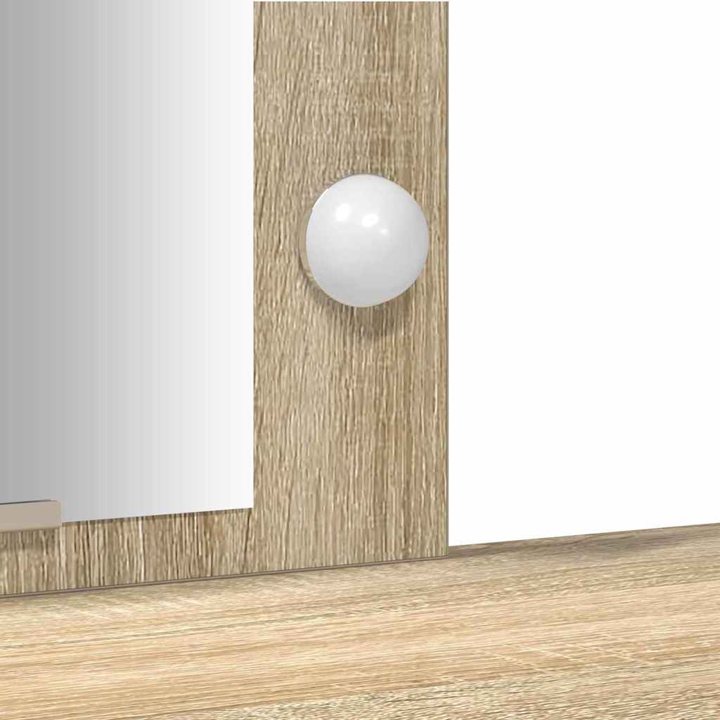 Öltözködőasztal Barna 102 x 33 x 135 cm Szerelt Fa