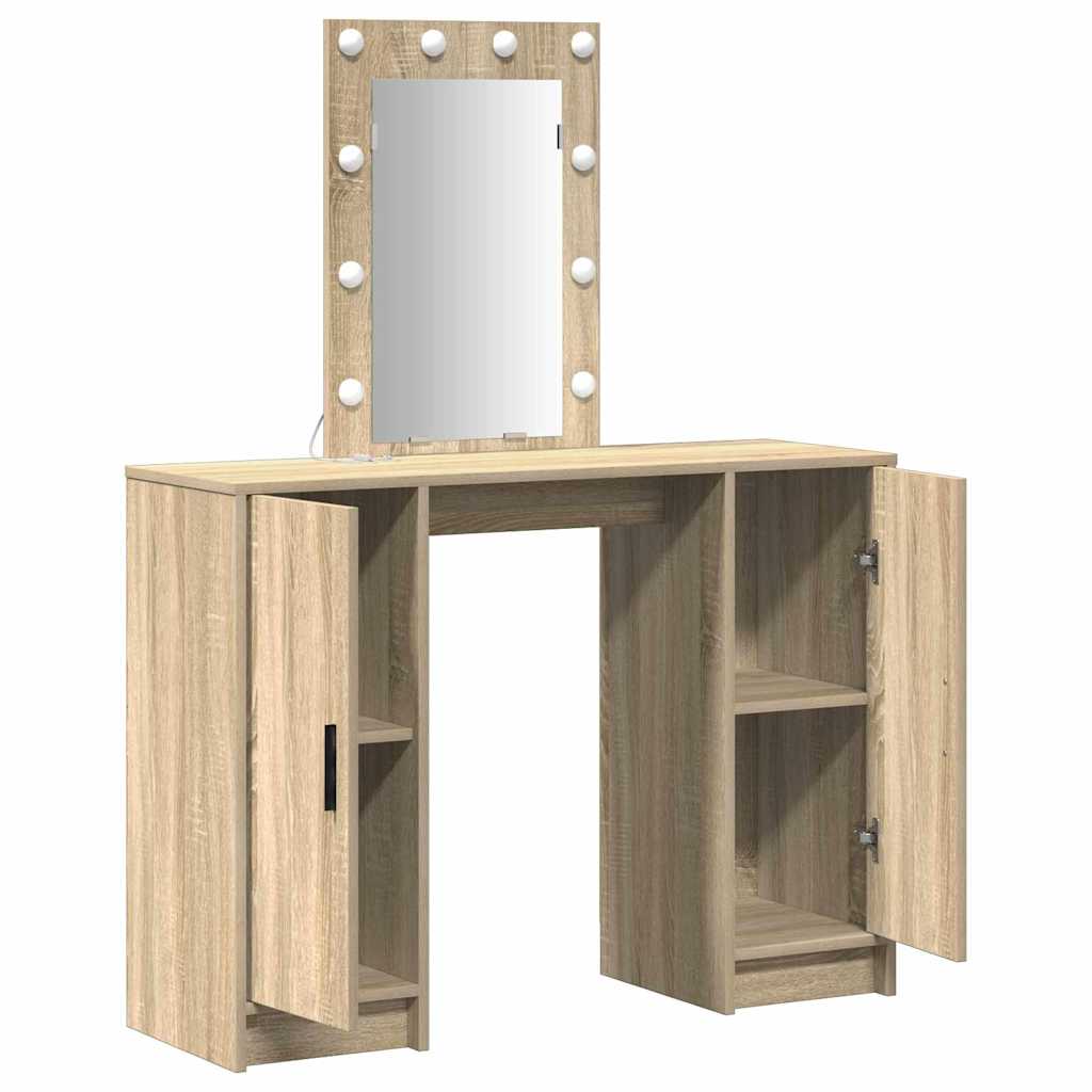 Öltözködőasztal Barna 102 x 33 x 135 cm Szerelt Fa