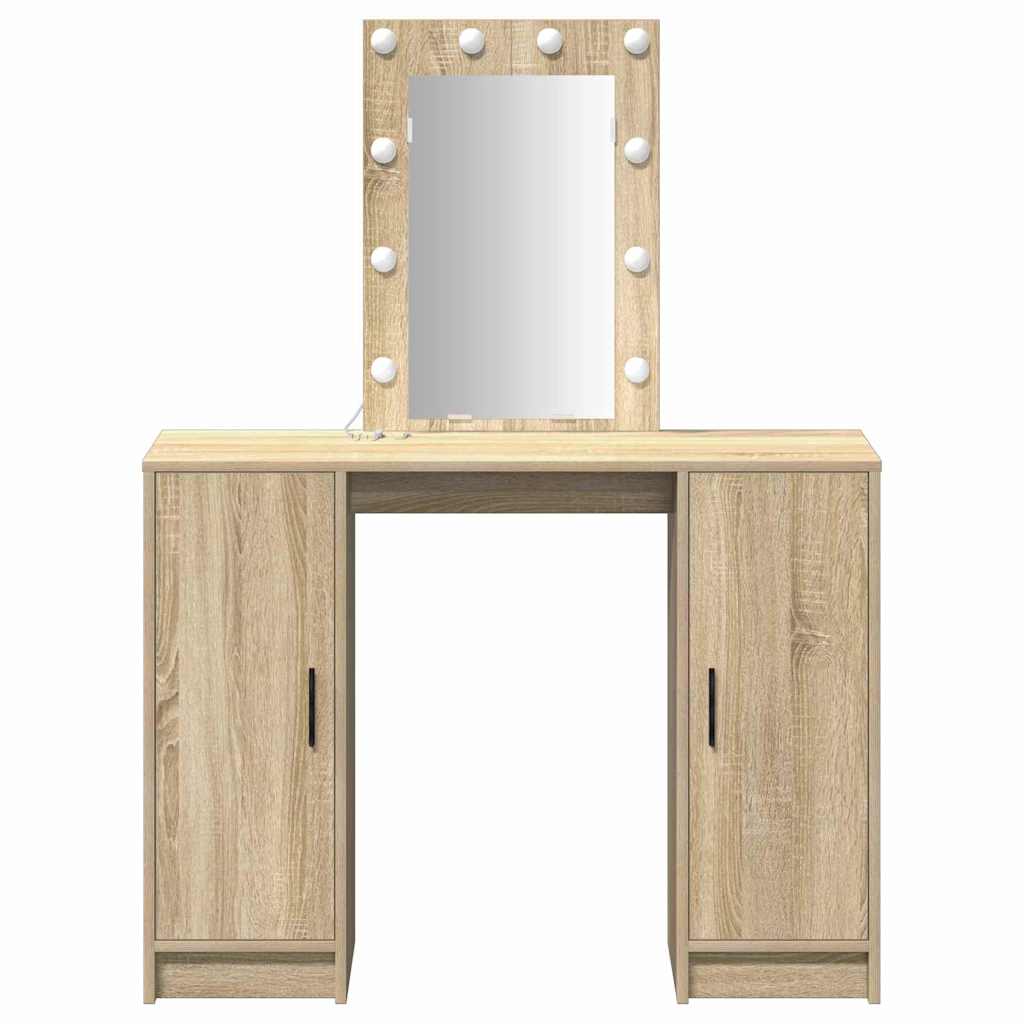Öltözködőasztal Barna 102 x 33 x 135 cm Szerelt Fa