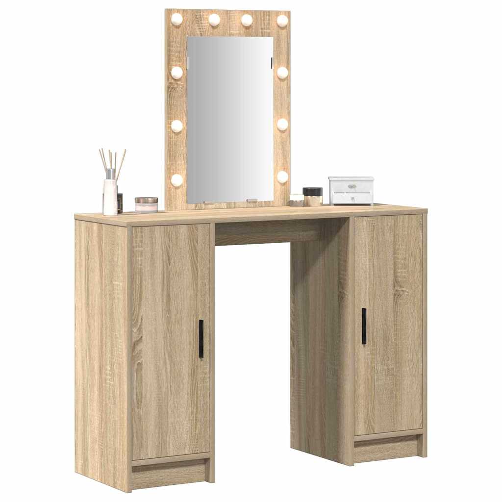 Öltözködőasztal Barna 102 x 33 x 135 cm Szerelt Fa