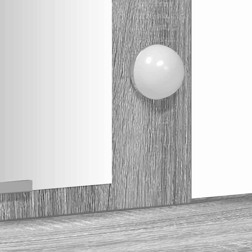 Öltözködőasztal Szürke 102 x 33 x 135 cm Szerelt Fa