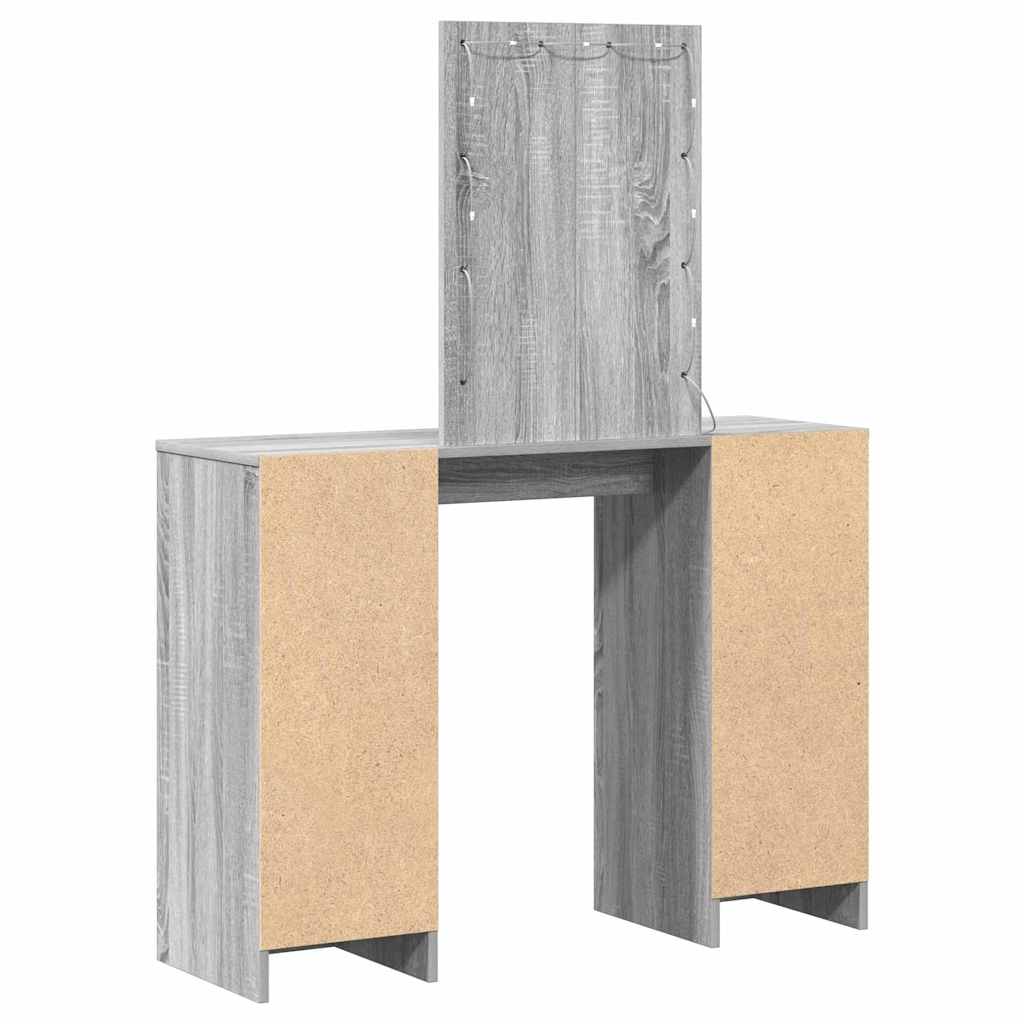 Öltözködőasztal Szürke 102 x 33 x 135 cm Szerelt Fa
