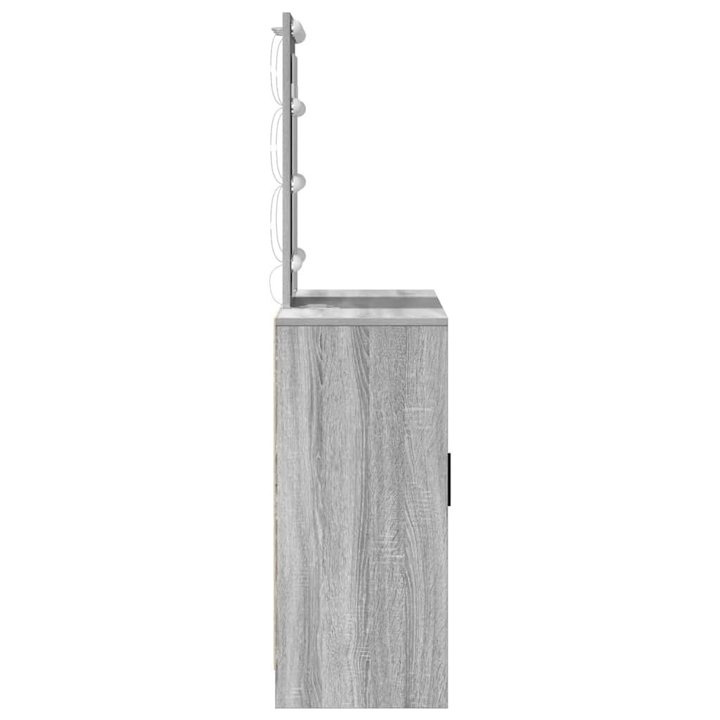 Öltözködőasztal Szürke 102 x 33 x 135 cm Szerelt Fa