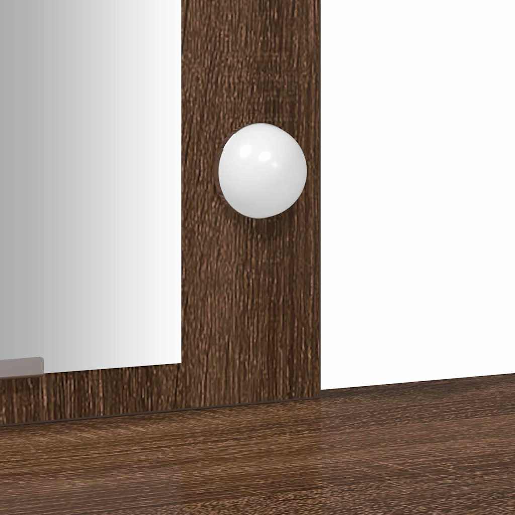 Öltözködőasztal Barna 102 x 33 x 135 cm Szerelt Fa