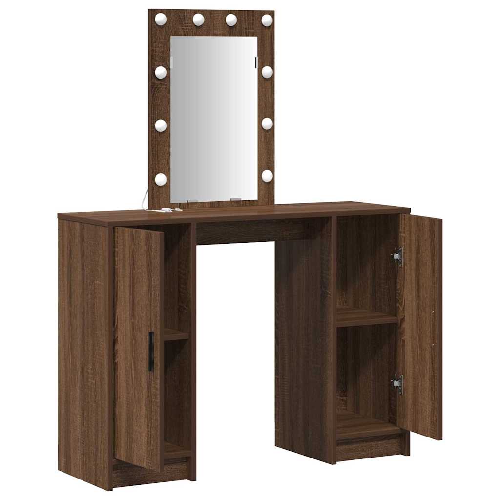 Öltözködőasztal Barna 102 x 33 x 135 cm Szerelt Fa