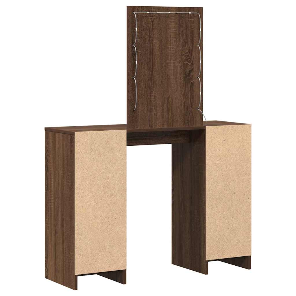 Öltözködőasztal Barna 102 x 33 x 135 cm Szerelt Fa