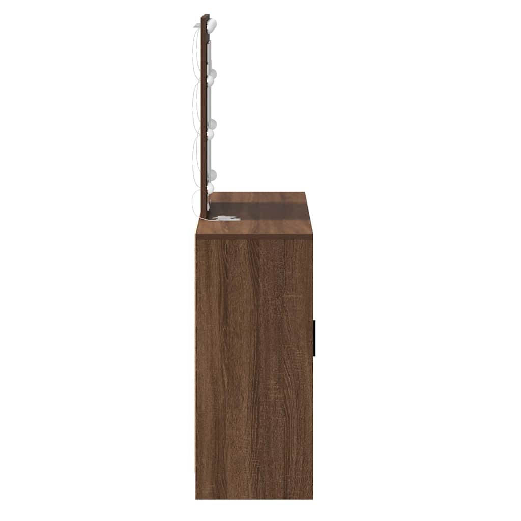 Öltözködőasztal Barna 102 x 33 x 135 cm Szerelt Fa