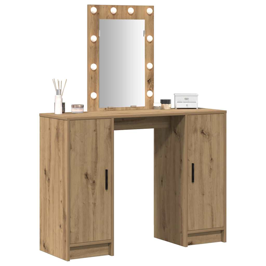 Öltözködőasztal Barna 102 x 33 x 135 cm Szerelt Fa