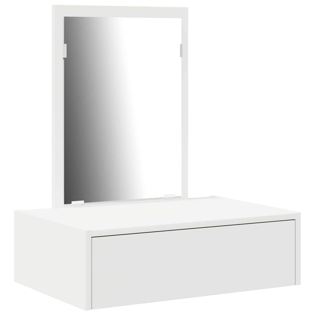 Öltözködőasztal Fehér 60 x 40 x 70 cm Szerelt Fa