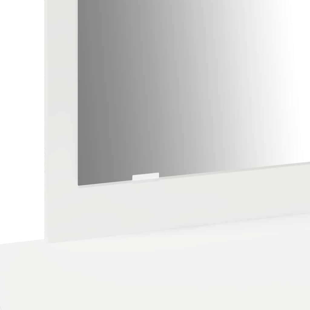 Öltözködőasztal Fehér 100 x 40 x 70 cm Szerelt Fa