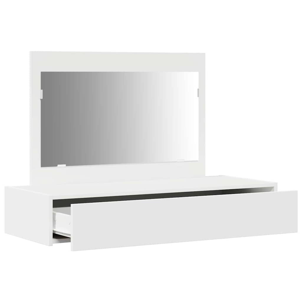 Öltözködőasztal Fehér 100 x 40 x 70 cm Szerelt Fa