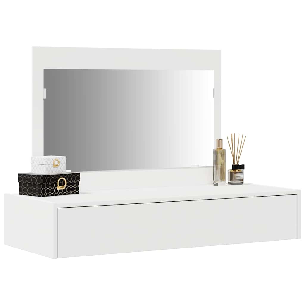 Öltözködőasztal Fehér 100 x 40 x 70 cm Szerelt Fa