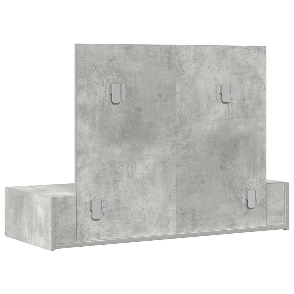 Öltözködőasztal Szürke 100 x 40 x 70 cm Szerelt Fa