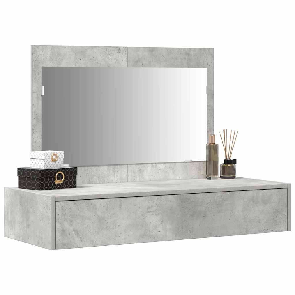 Öltözködőasztal Szürke 100 x 40 x 70 cm Szerelt Fa