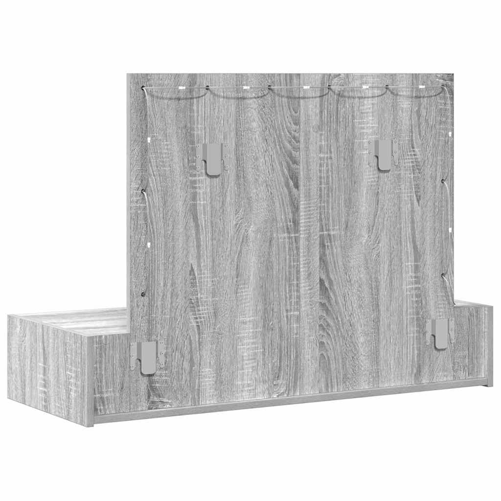 Öltözködőasztal Szürke 100 x 40 x 70 cm Szerelt Fa