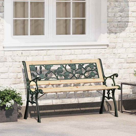 Kerti pad párnával Barna 116 x 54 x 73 cm faszínű