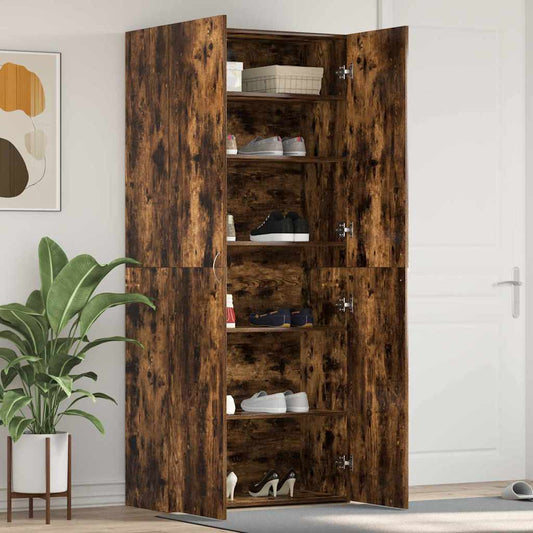 Cipőszekrény polcokkal Sokszínű 80 x 35.5 x 180 cm Faanyag