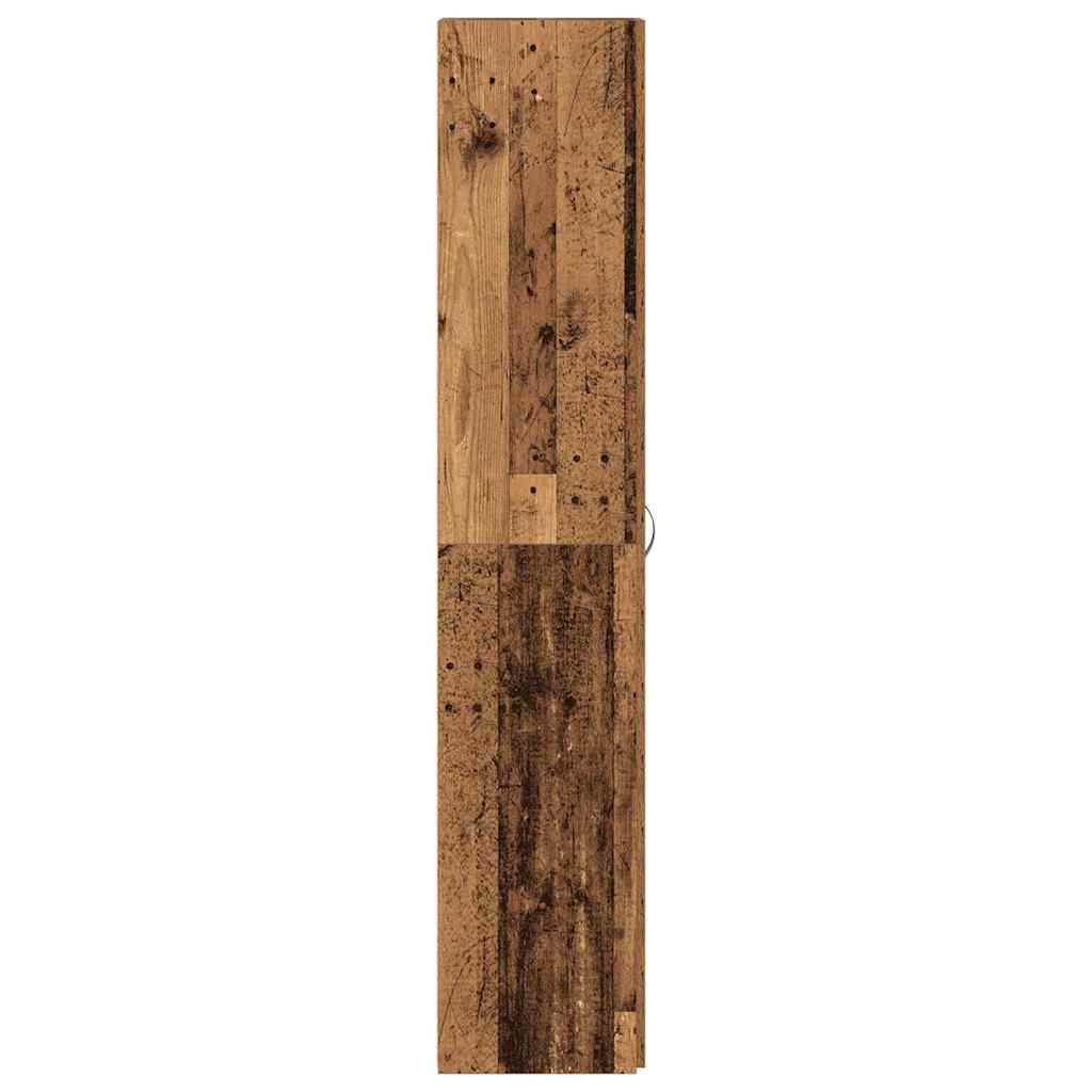 Cipőszekrény 80 x 35.5 x 180 cm Szerelt Fa Barna