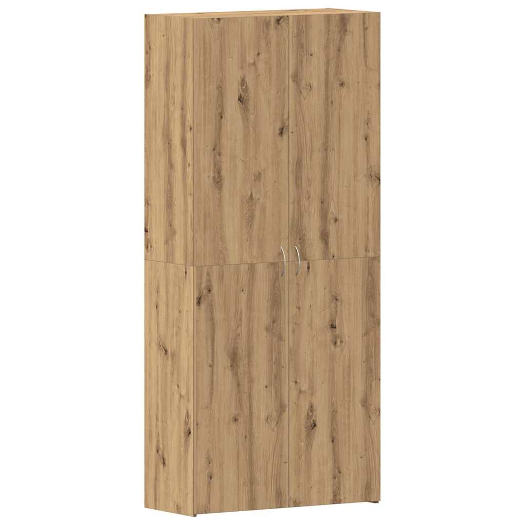 Cipőszekrény 80 x 35.5 x 180 cm Szerelt Fa Barna