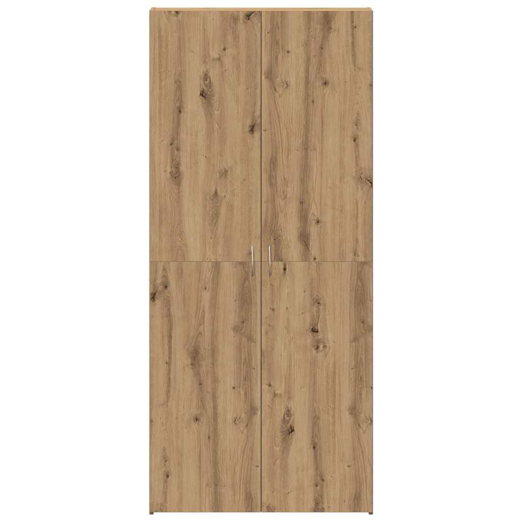 Cipőszekrény 80 x 35.5 x 180 cm Szerelt Fa Barna