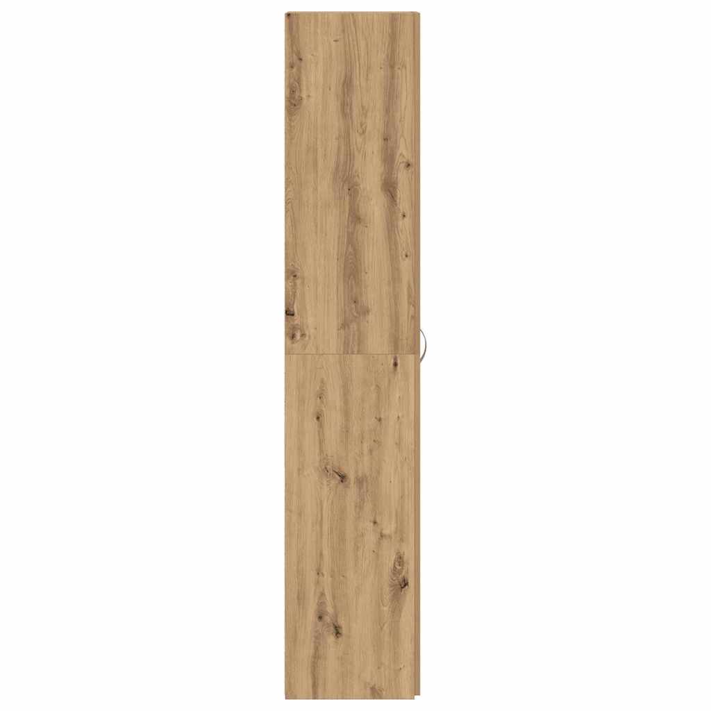 Cipőszekrény 80 x 35.5 x 180 cm Szerelt Fa Barna