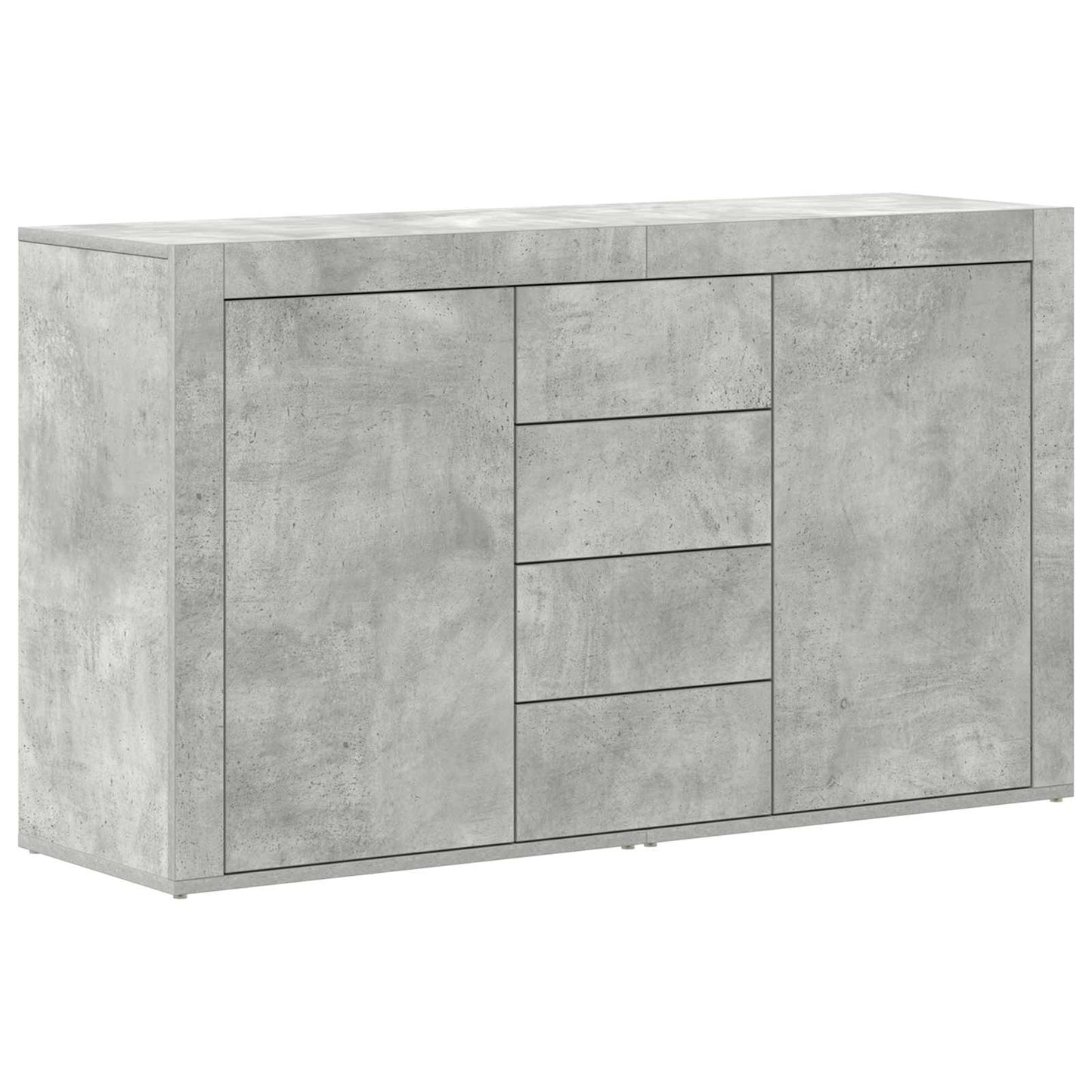 Széf Beton Szürke 120 x 36 x 69 cm Szerelt Fa