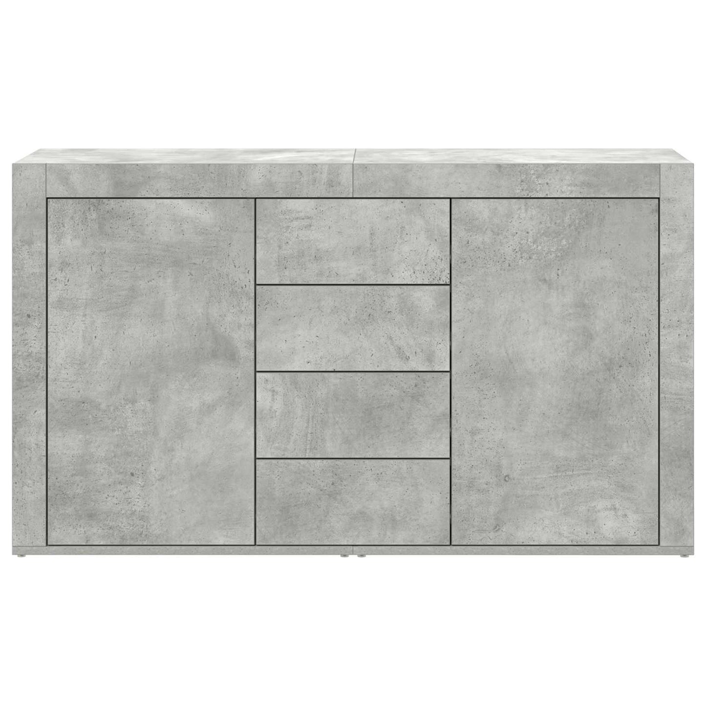 Széf Beton Szürke 120 x 36 x 69 cm Szerelt Fa