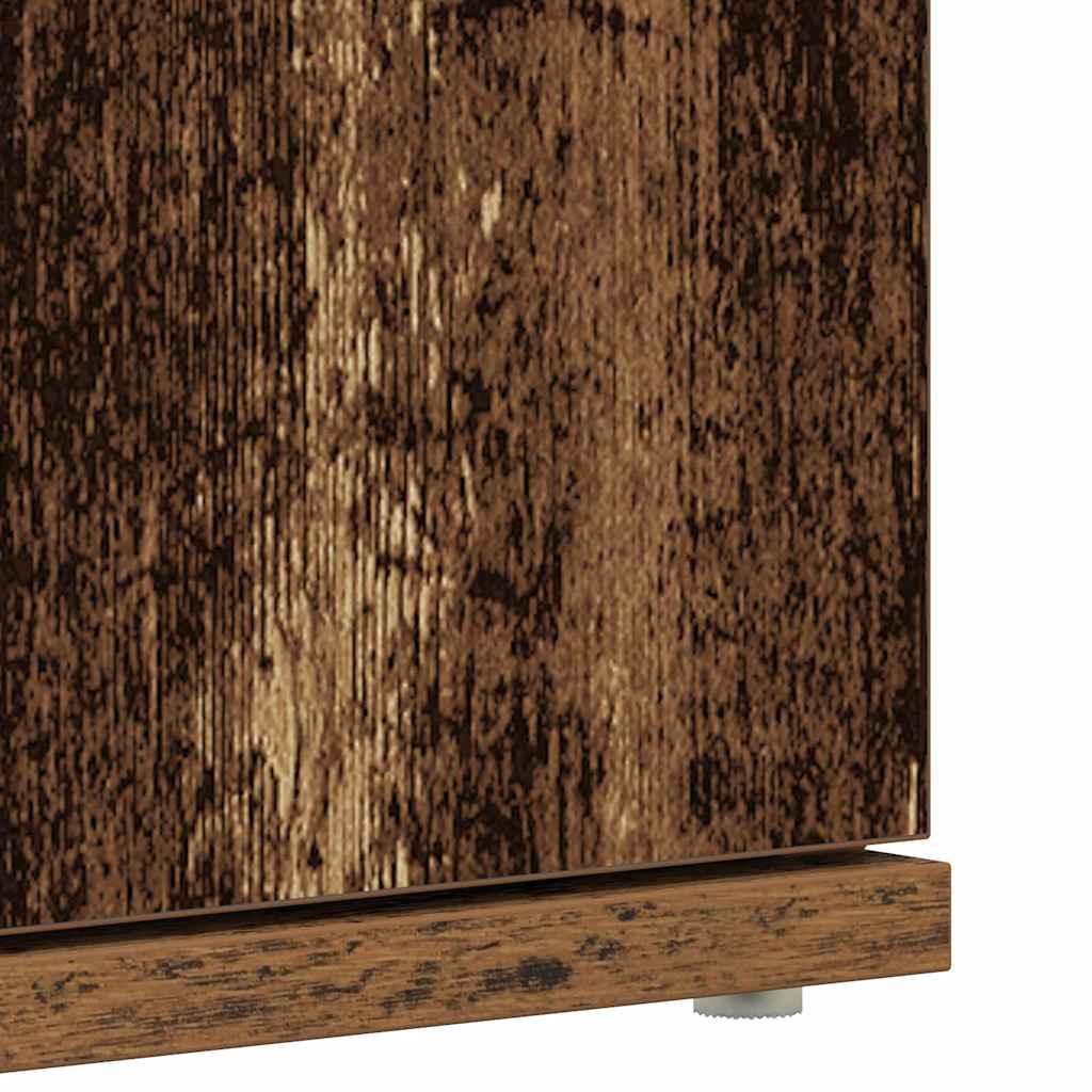 Cipőszekrény 80 x 39 x 178 cm Szerelt Fa Öreg fa