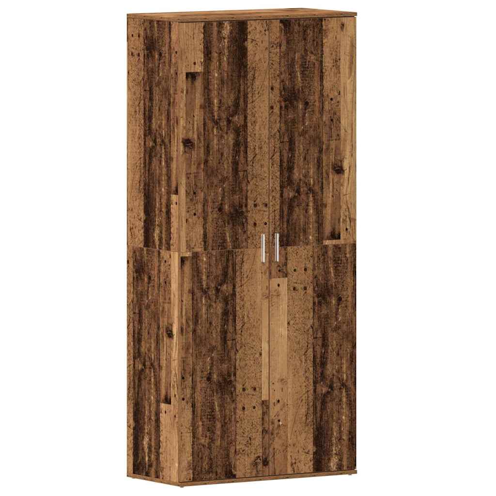 Cipőszekrény 80 x 39 x 178 cm Szerelt Fa Öreg fa