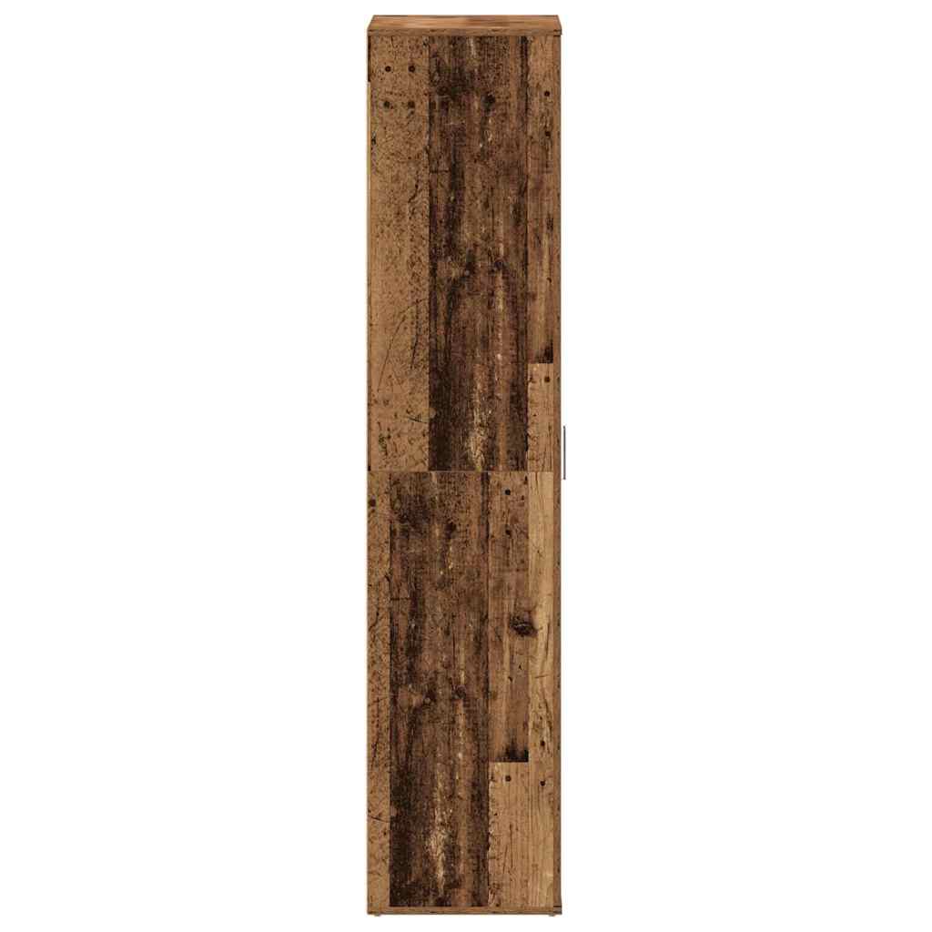 Cipőszekrény 80 x 39 x 178 cm Szerelt Fa Öreg fa