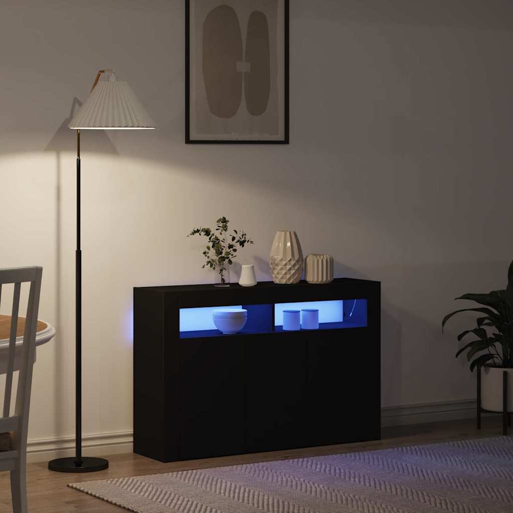 Széf Fekete 116 x 30 x 75 cm Szerelt Fa