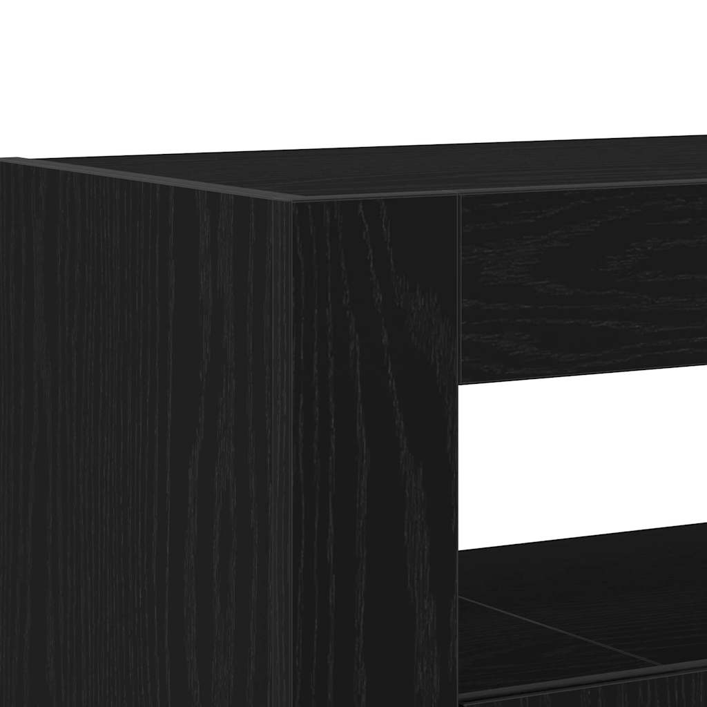 Széf Fekete tölgy 116 x 30 x 75 cm Szerelt Fa