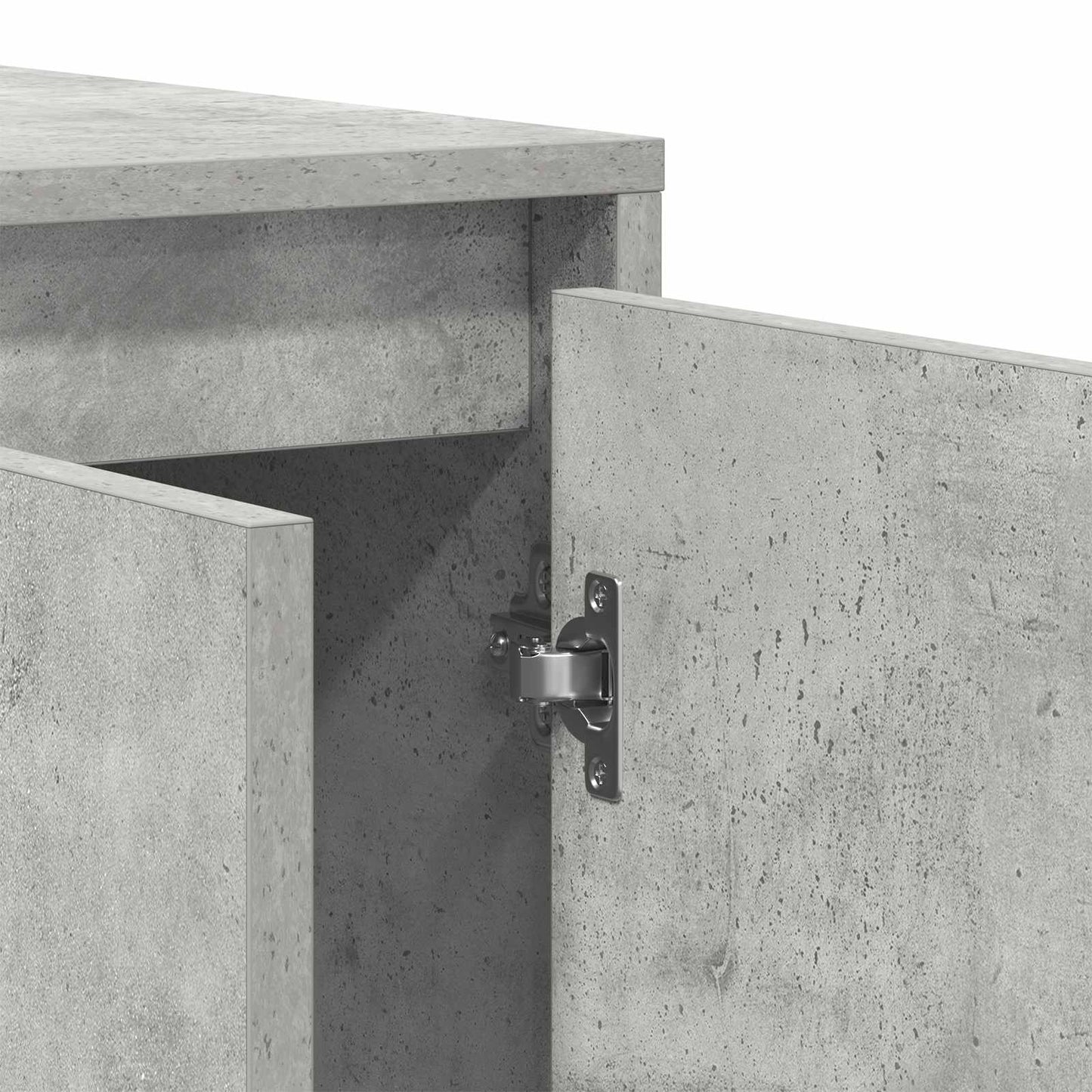 Széf Beton Szürke 135 x 41 x 75 cm Szerelt Fa
