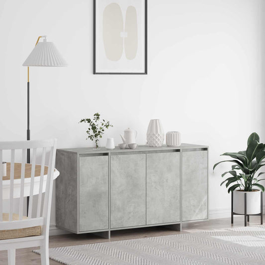 Széf Beton Szürke 135 x 41 x 75 cm Faanyag