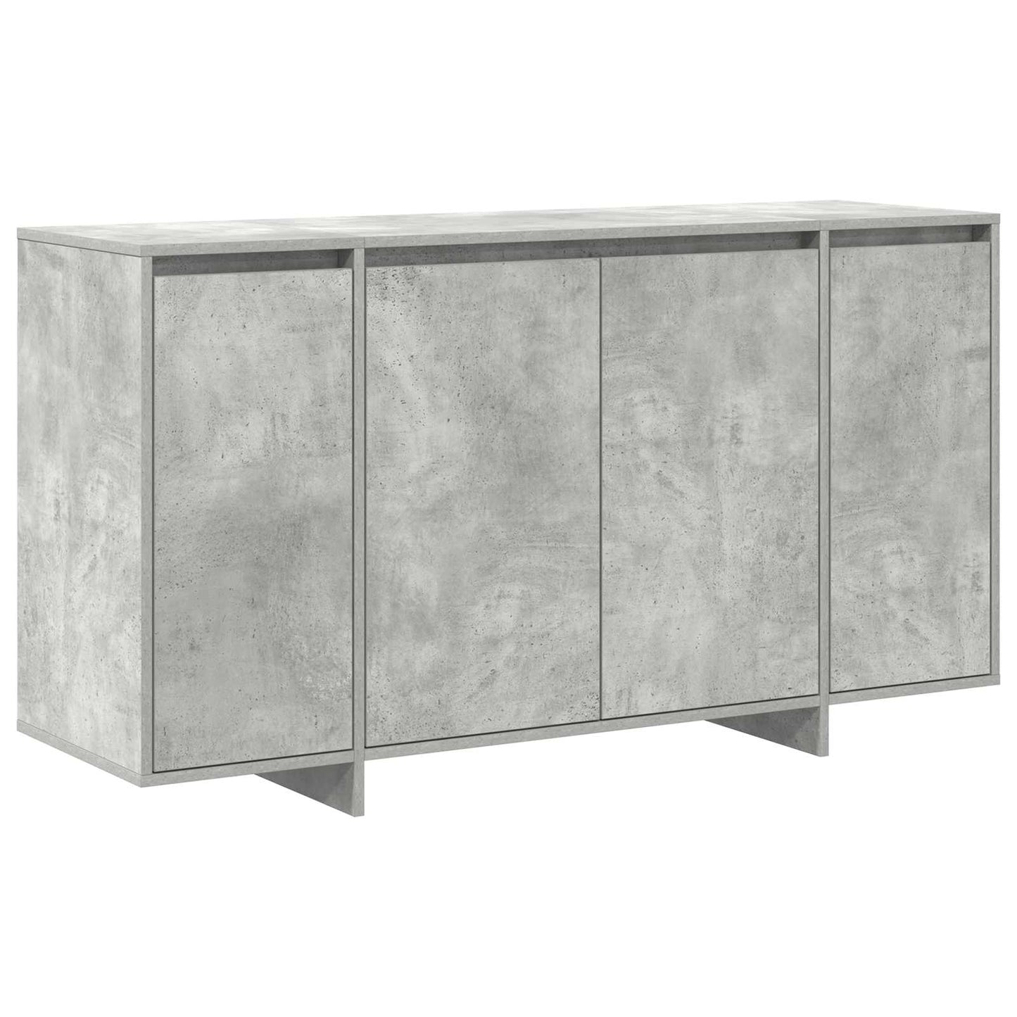 Széf Beton Szürke 135 x 41 x 75 cm Szerelt Fa