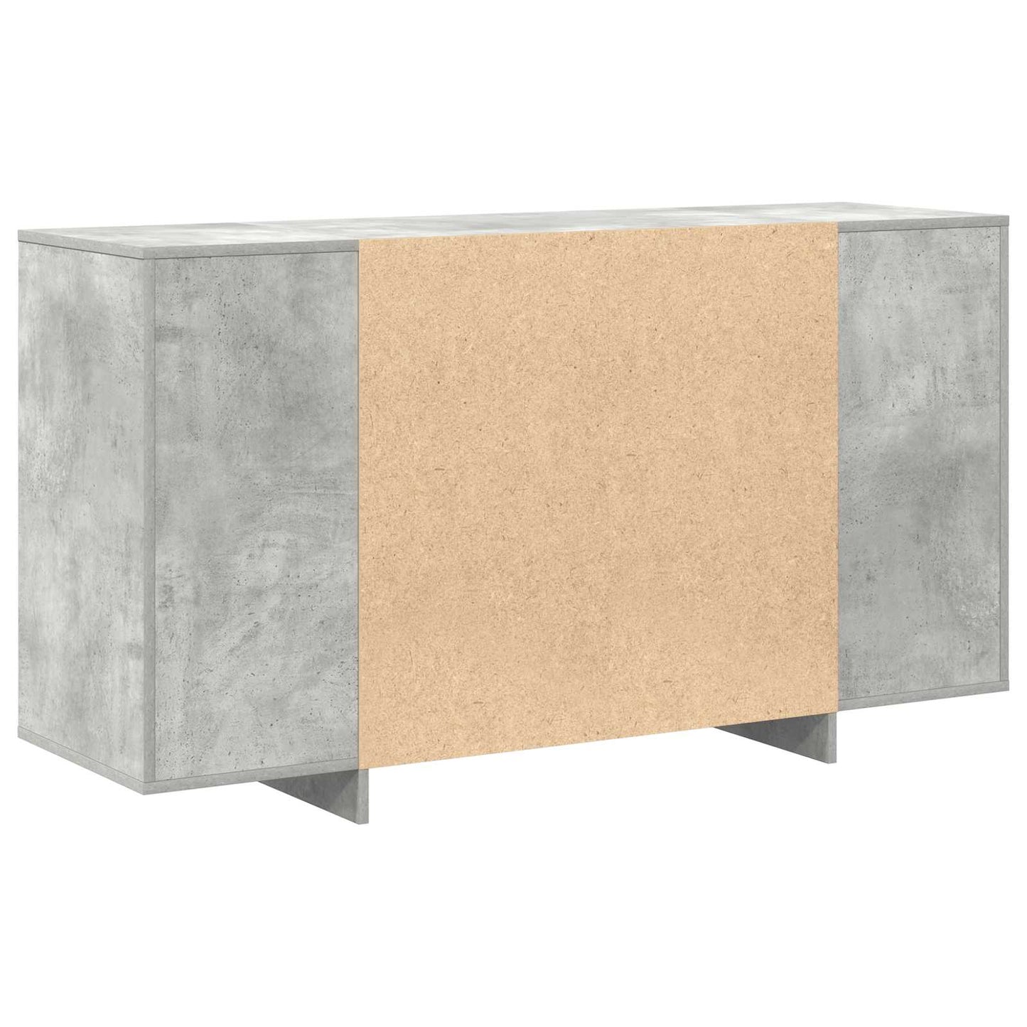 Széf Beton Szürke 135 x 41 x 75 cm Szerelt Fa