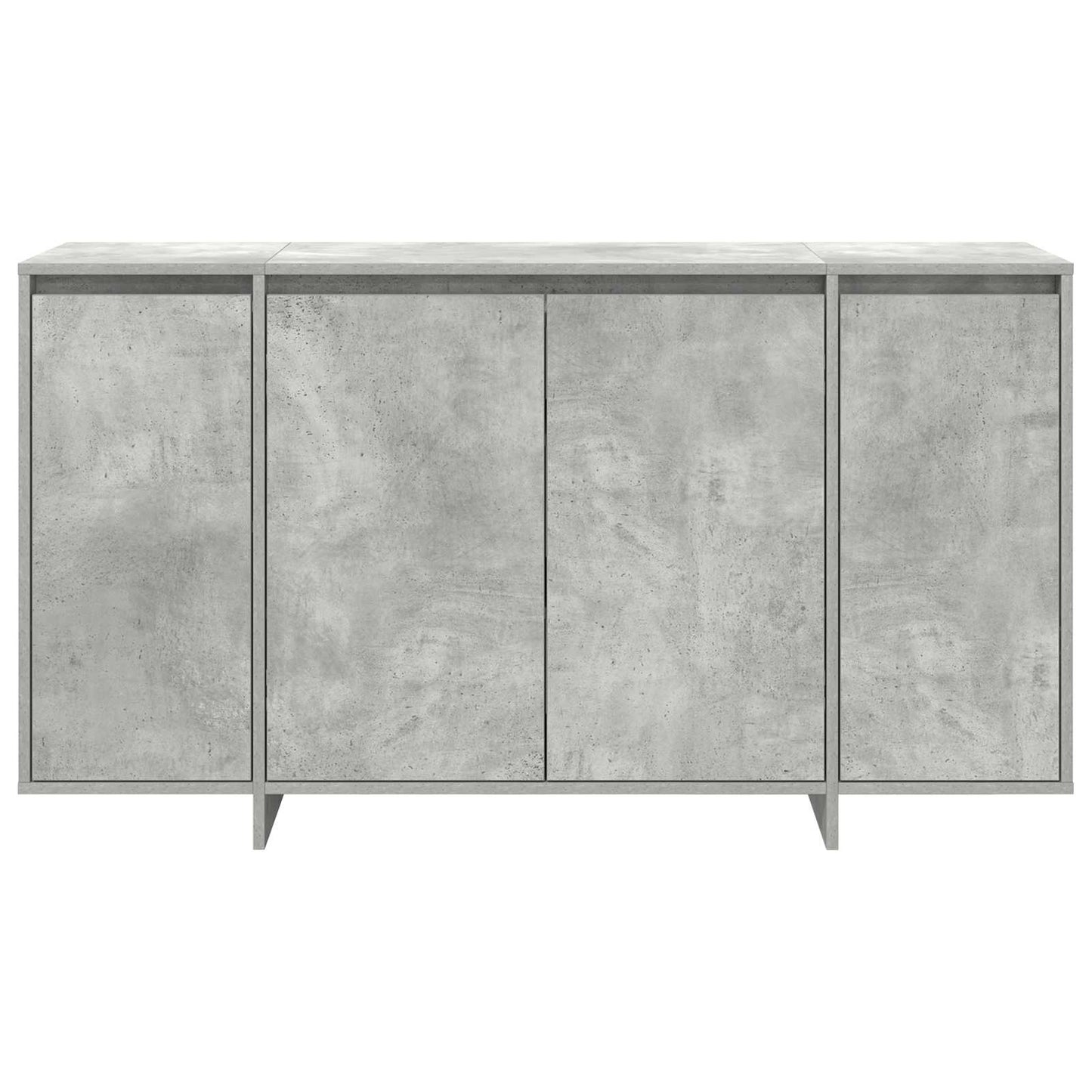 Széf Beton Szürke 135 x 41 x 75 cm Szerelt Fa