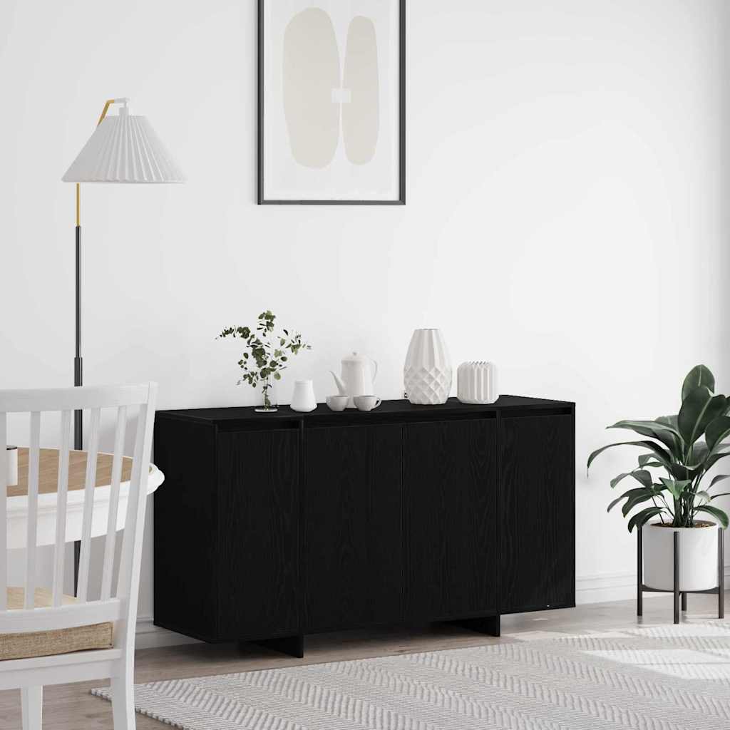 Széf Fekete tölgy 135 x 41 x 75 cm Szerelt Fa