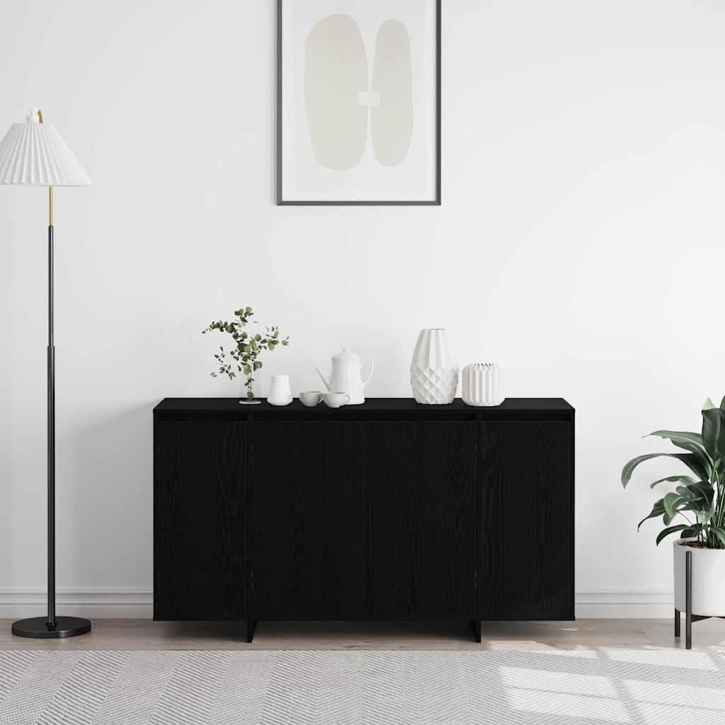 Széf Fekete tölgy 135 x 41 x 75 cm Szerelt Fa