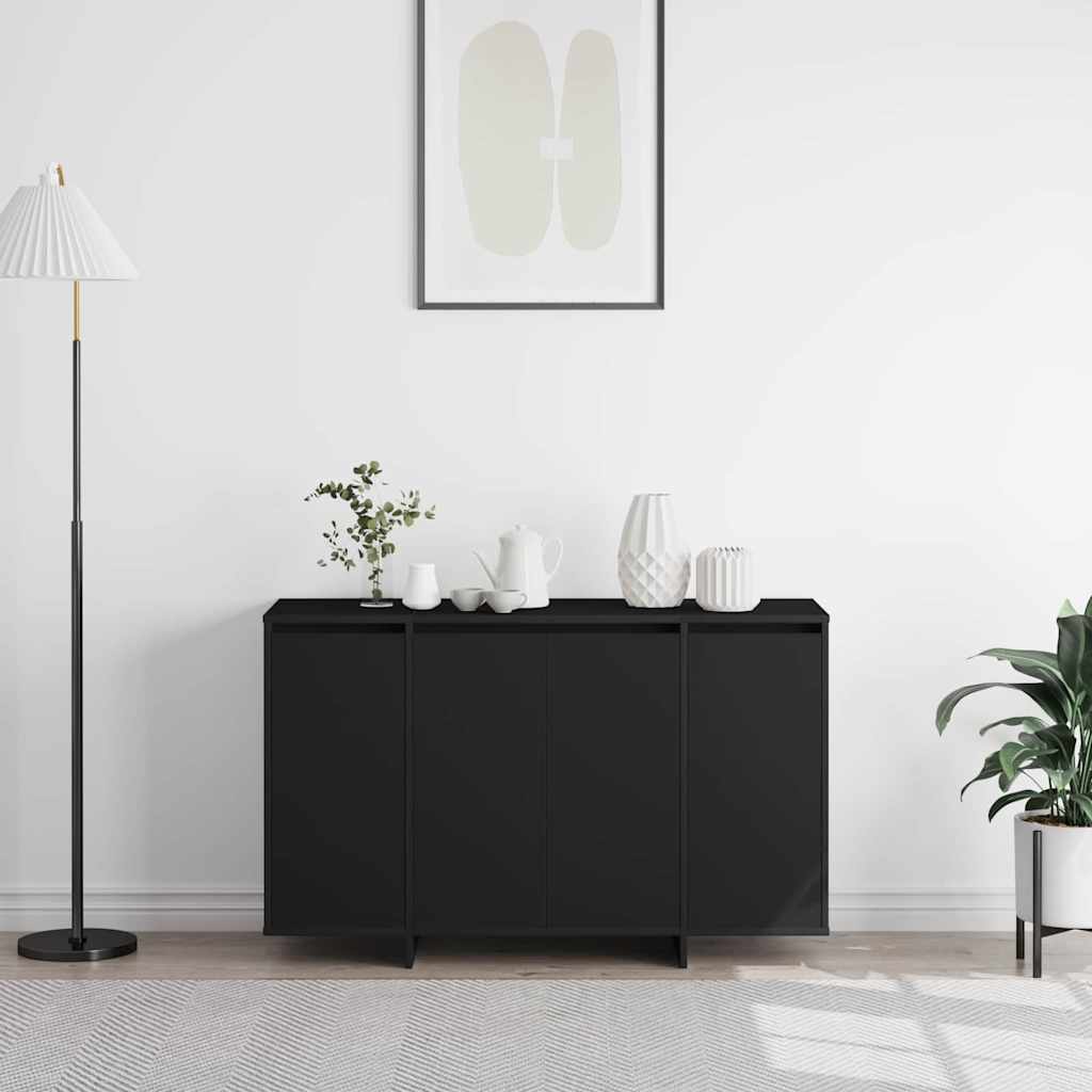 Széf Fekete 120 x 41 x 75 cm Szerelt Fa