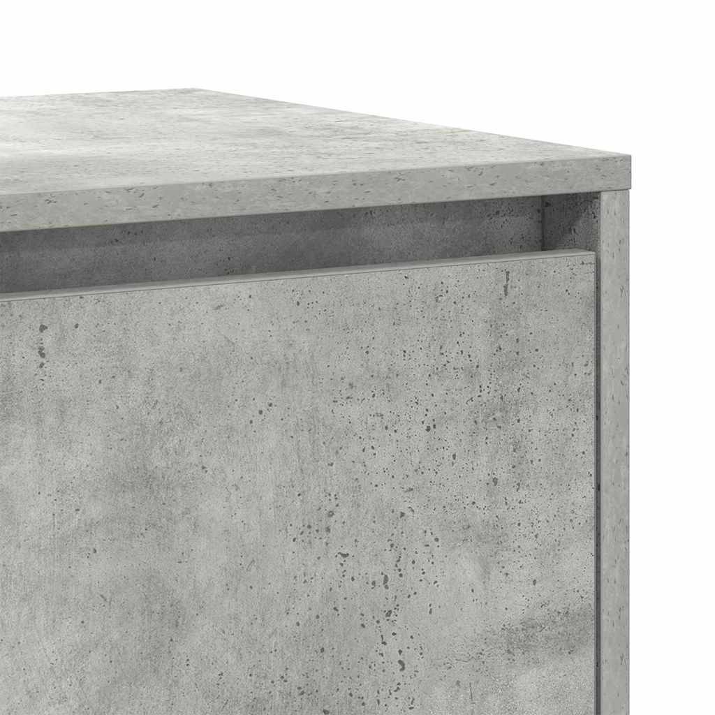 Széf Beton szürke 120 x 41 x 75 cm Faanyag