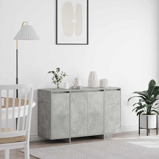 Széf Beton szürke 120 x 41 x 75 cm Faanyag